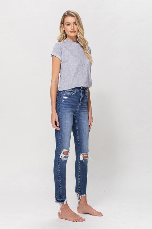 High Rise Ankle Skinny jeans