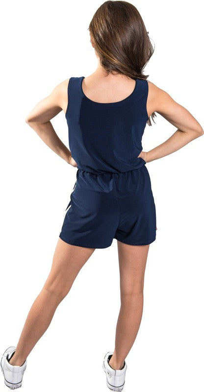 KIDS STRIPE SIDE SLEEVELESS ROMPER