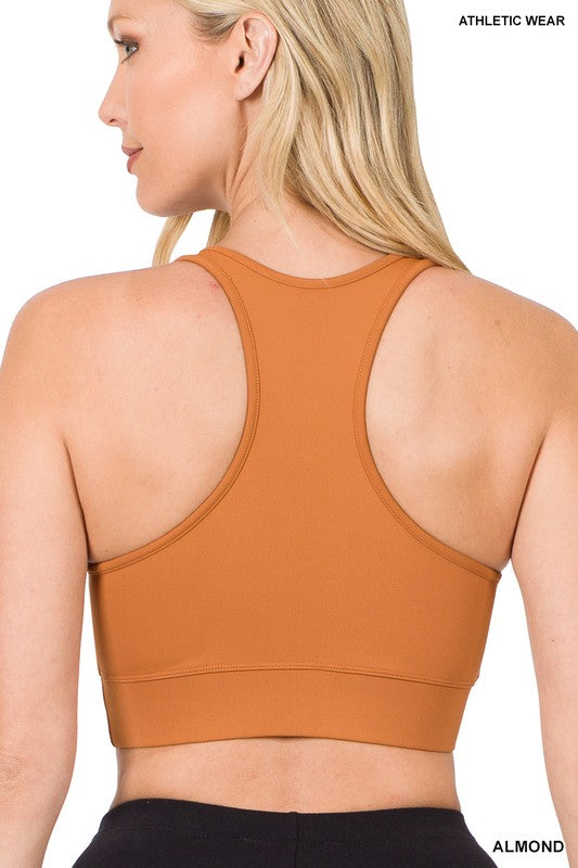 Athletic Racerback Tank Top and Leggings Set