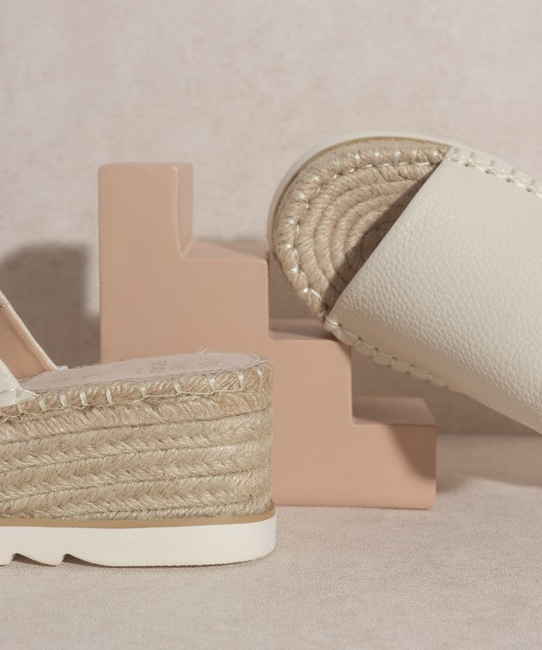 OASIS SOCIETY Ivy - Espadrille Platform Slide