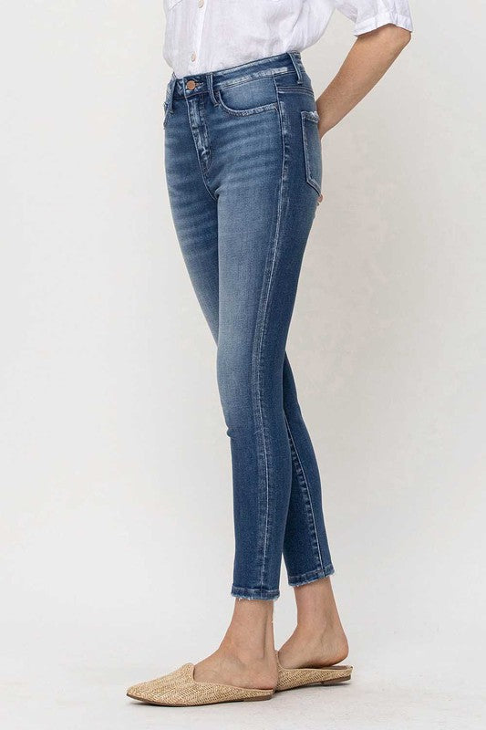 High Rise Crop Skinny jeans