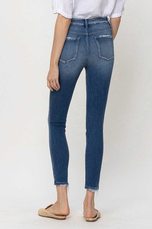 High Rise Crop Skinny jeans