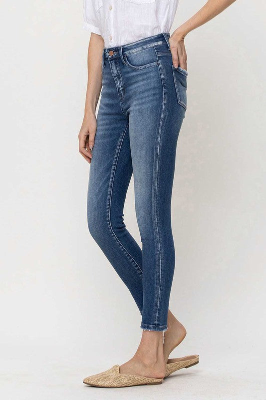 High Rise Crop Skinny jeans