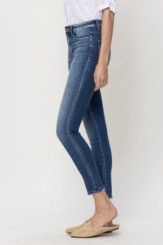 High Rise Crop Skinny jeans