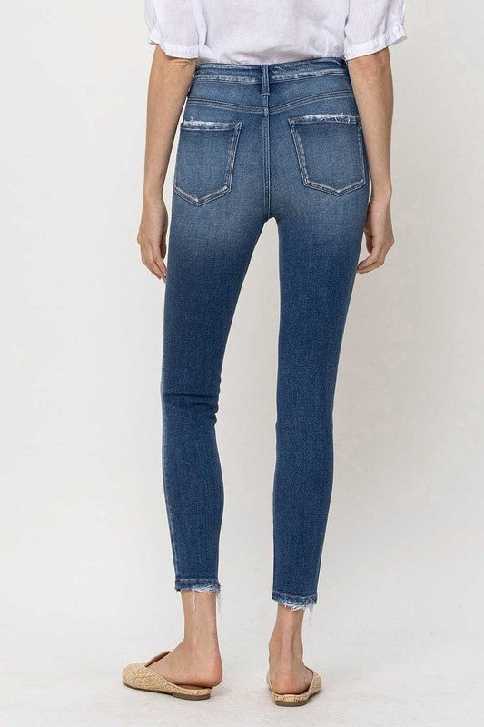 High Rise Crop Skinny jeans