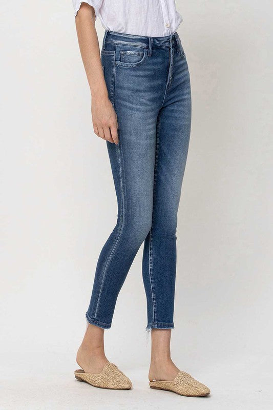 High Rise Crop Skinny jeans