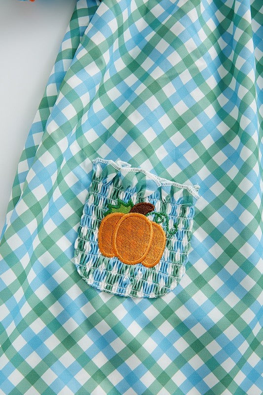 Kid Green pumpkin dress