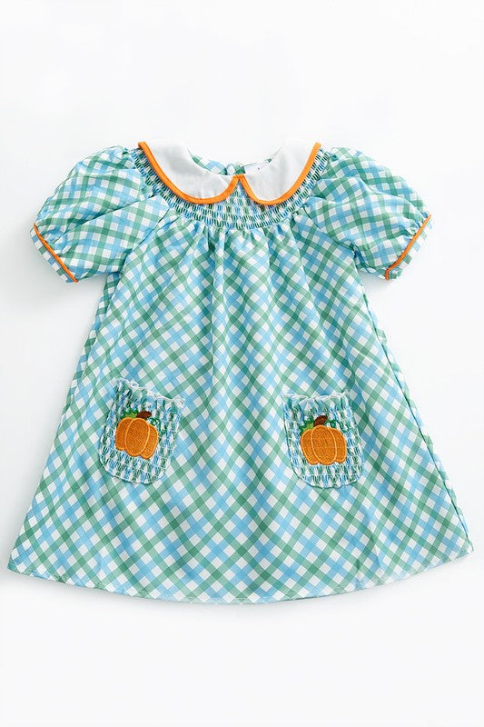 Kid Green pumpkin dress