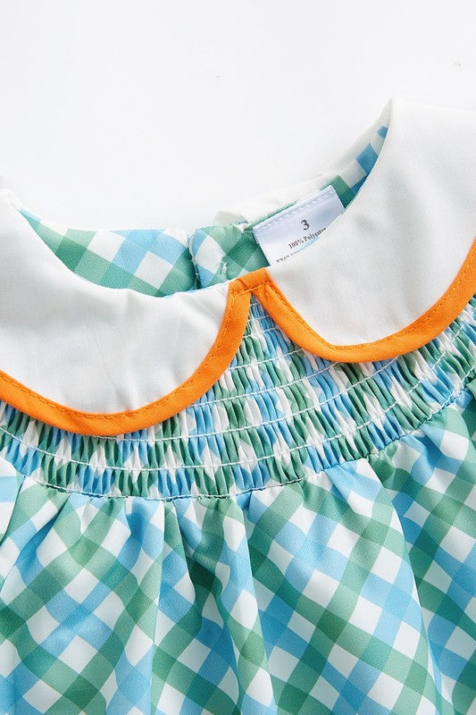 Kid Green pumpkin dress