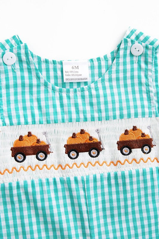 Kid Blue truck pumpkin jonjon