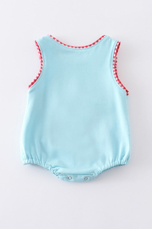 Kid Blue french knot charactor boy bubble