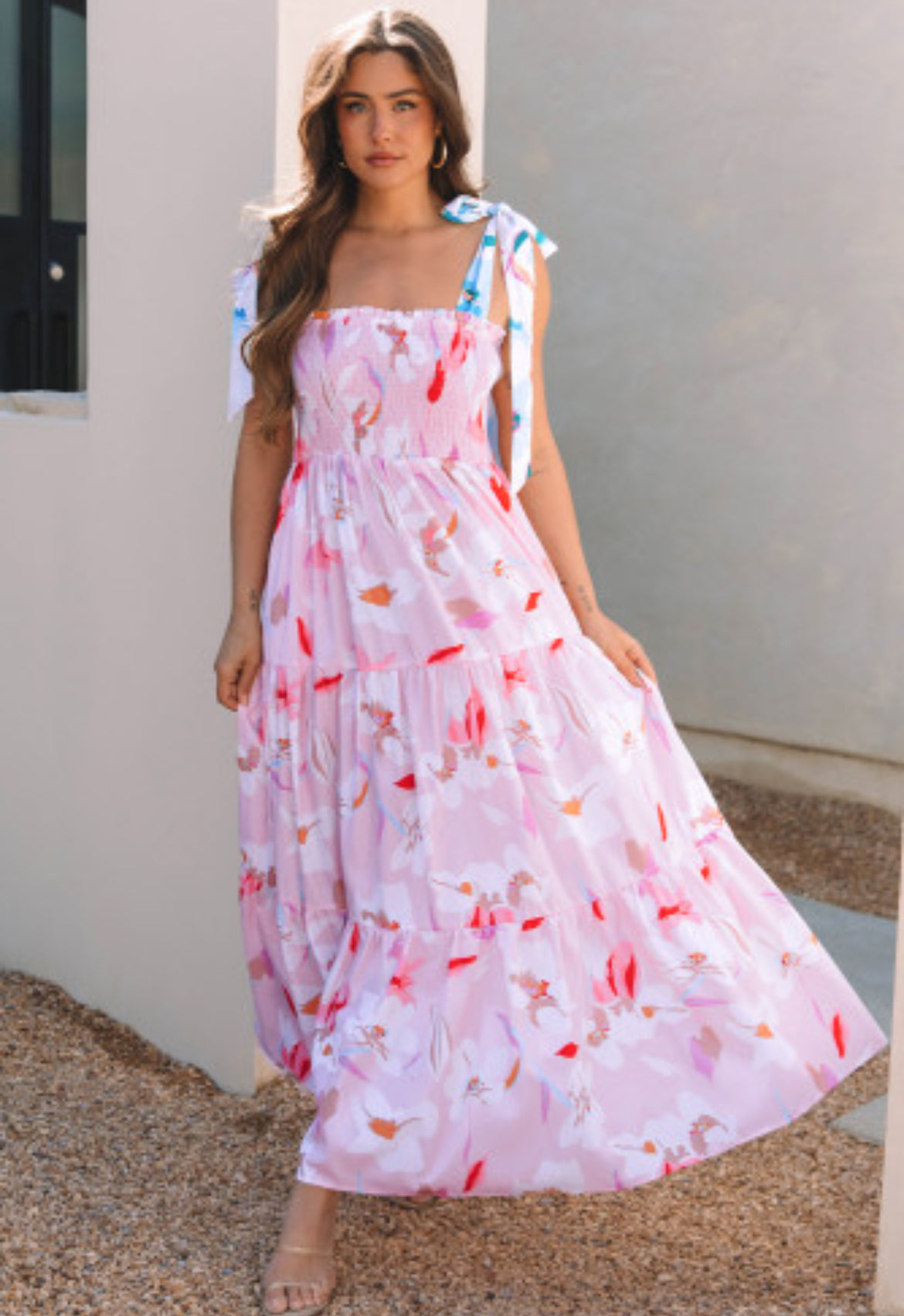 Pink maxi