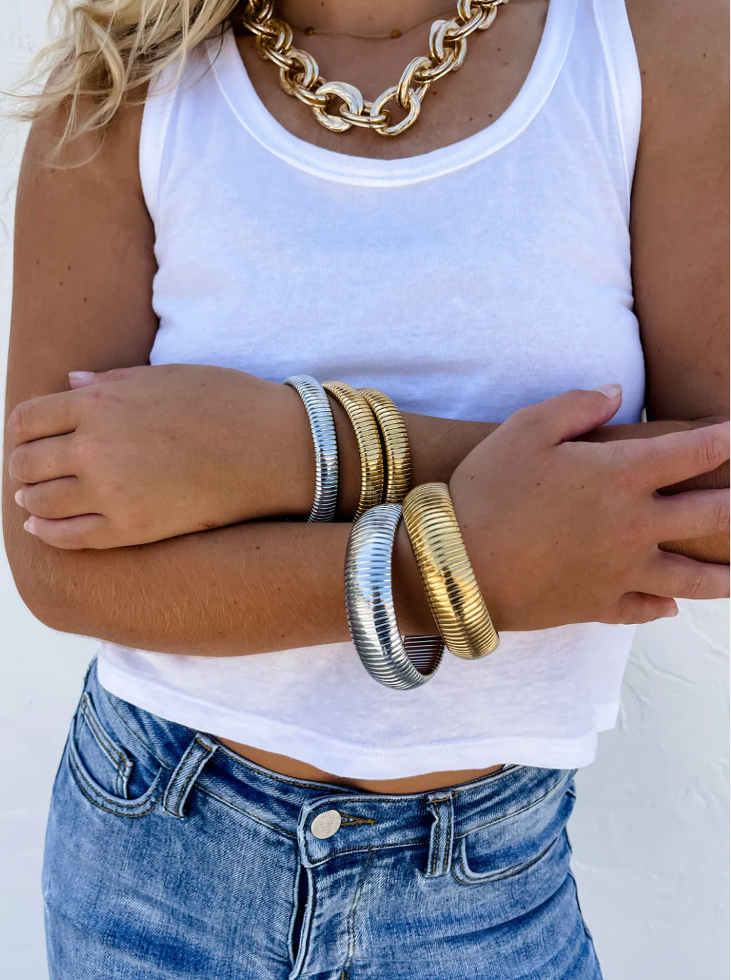 Dramatic bangle
