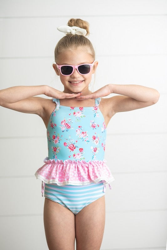 Girlie floral swim***