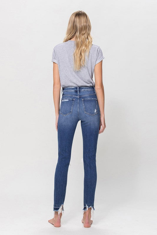High Rise Ankle Skinny jeans