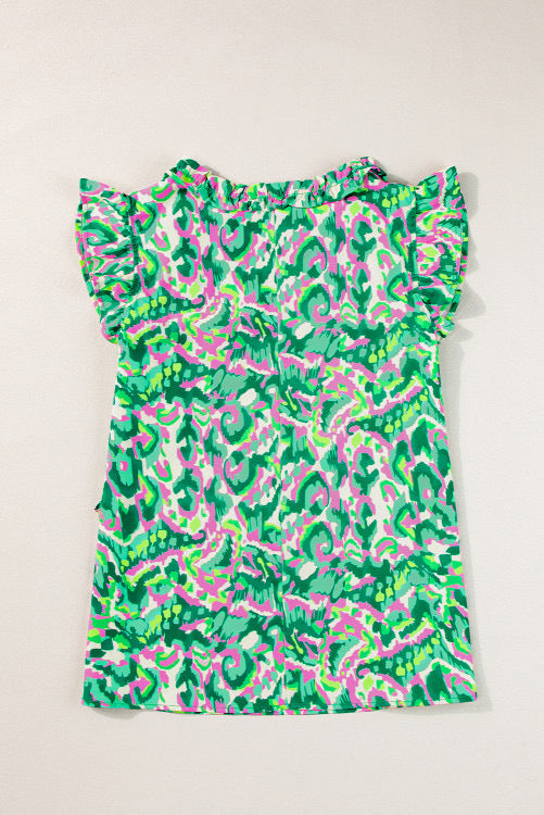 Green pink lime shirt