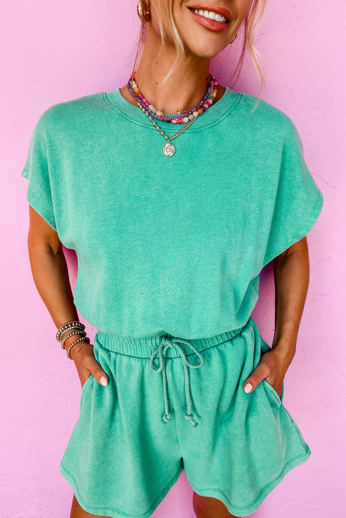 Teal romper