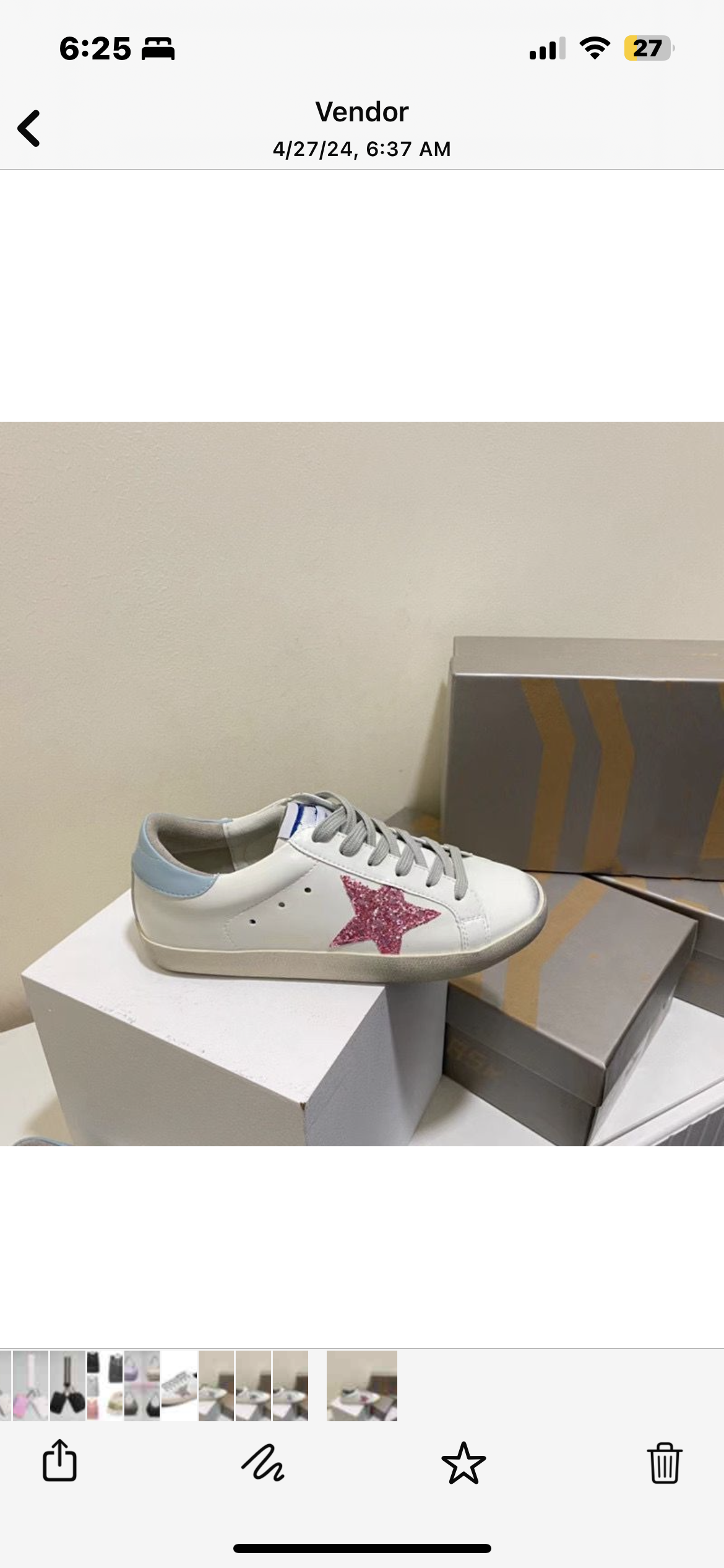 Golden dupes sneakers
