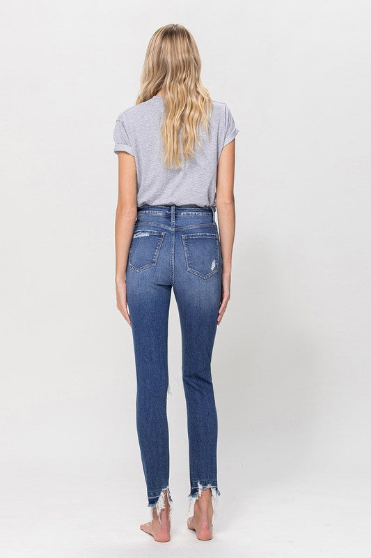 High Rise Ankle Skinny jeans