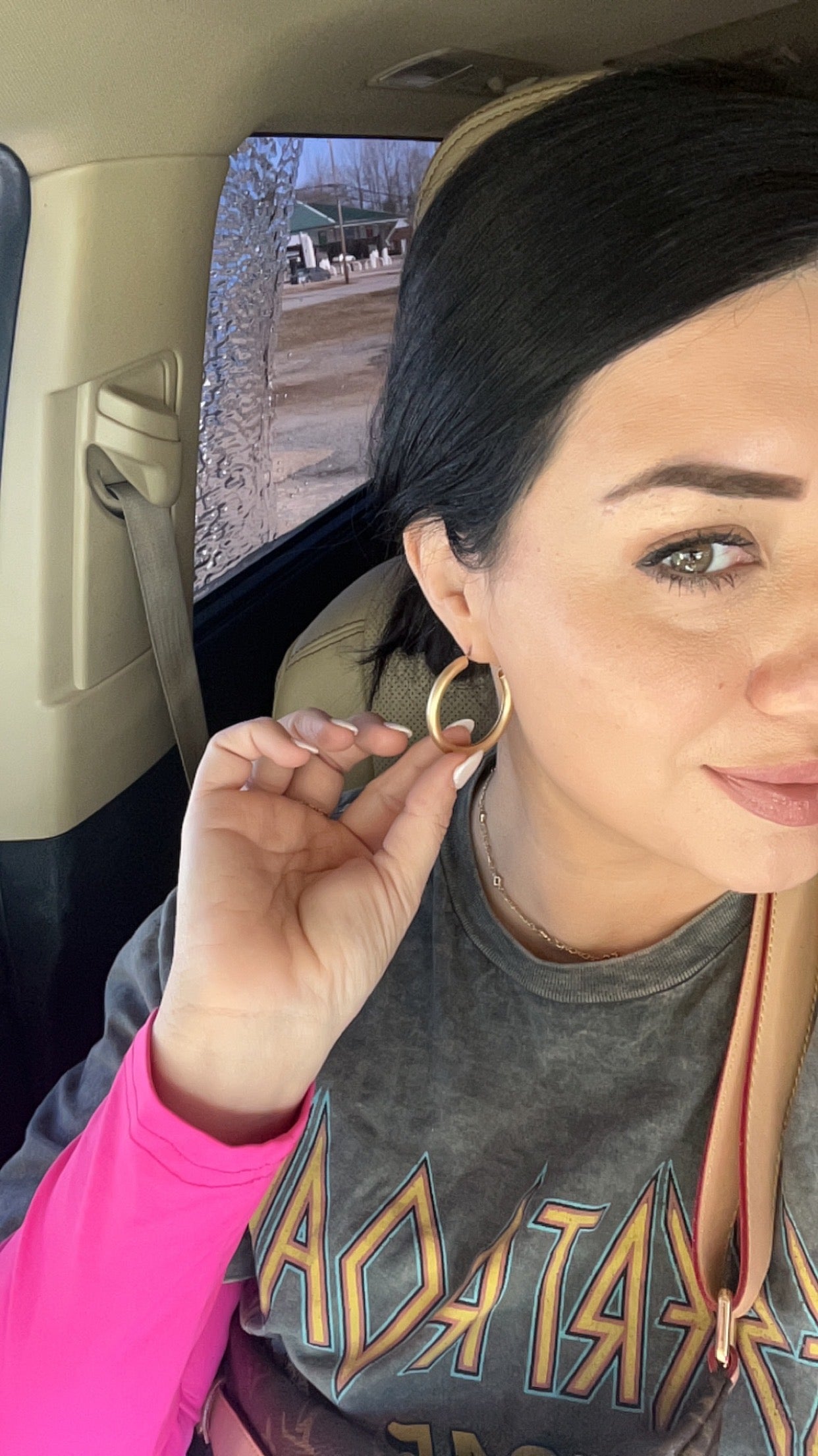 Small gold hoops