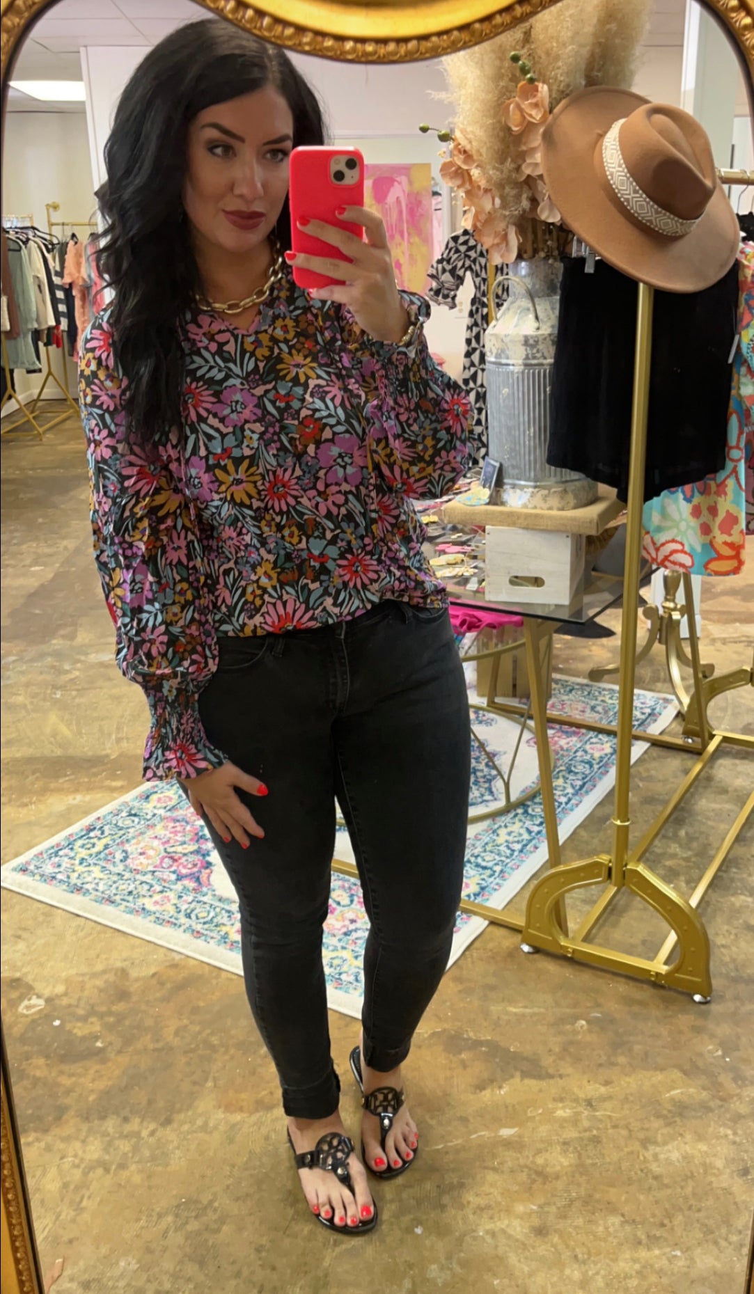Purple flower top
