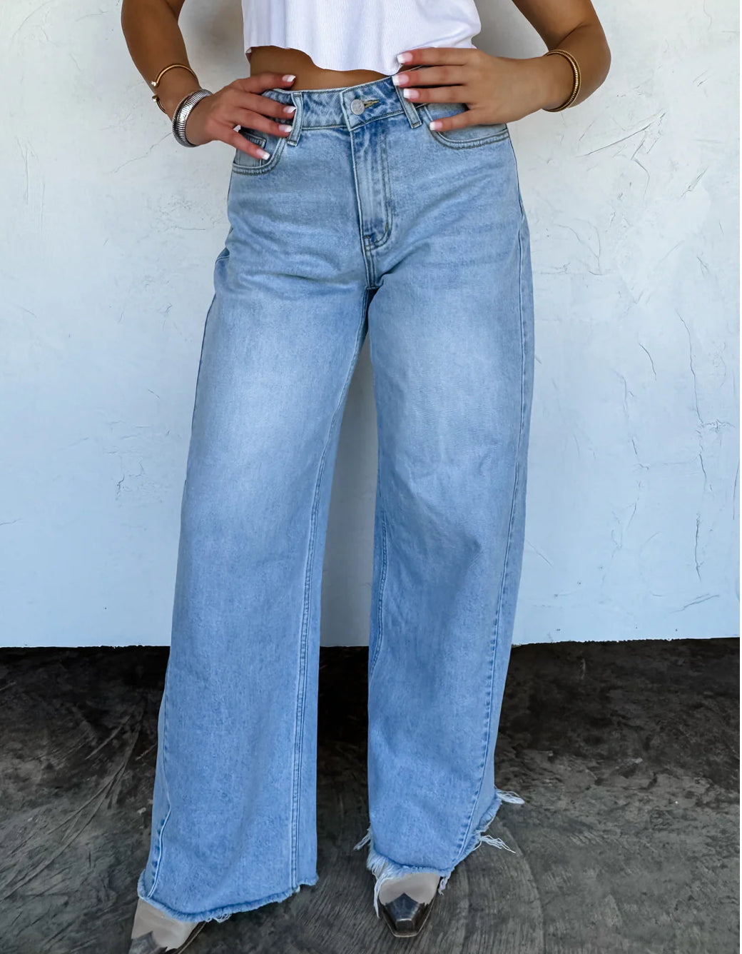 Quincy wide leg jeans preorder