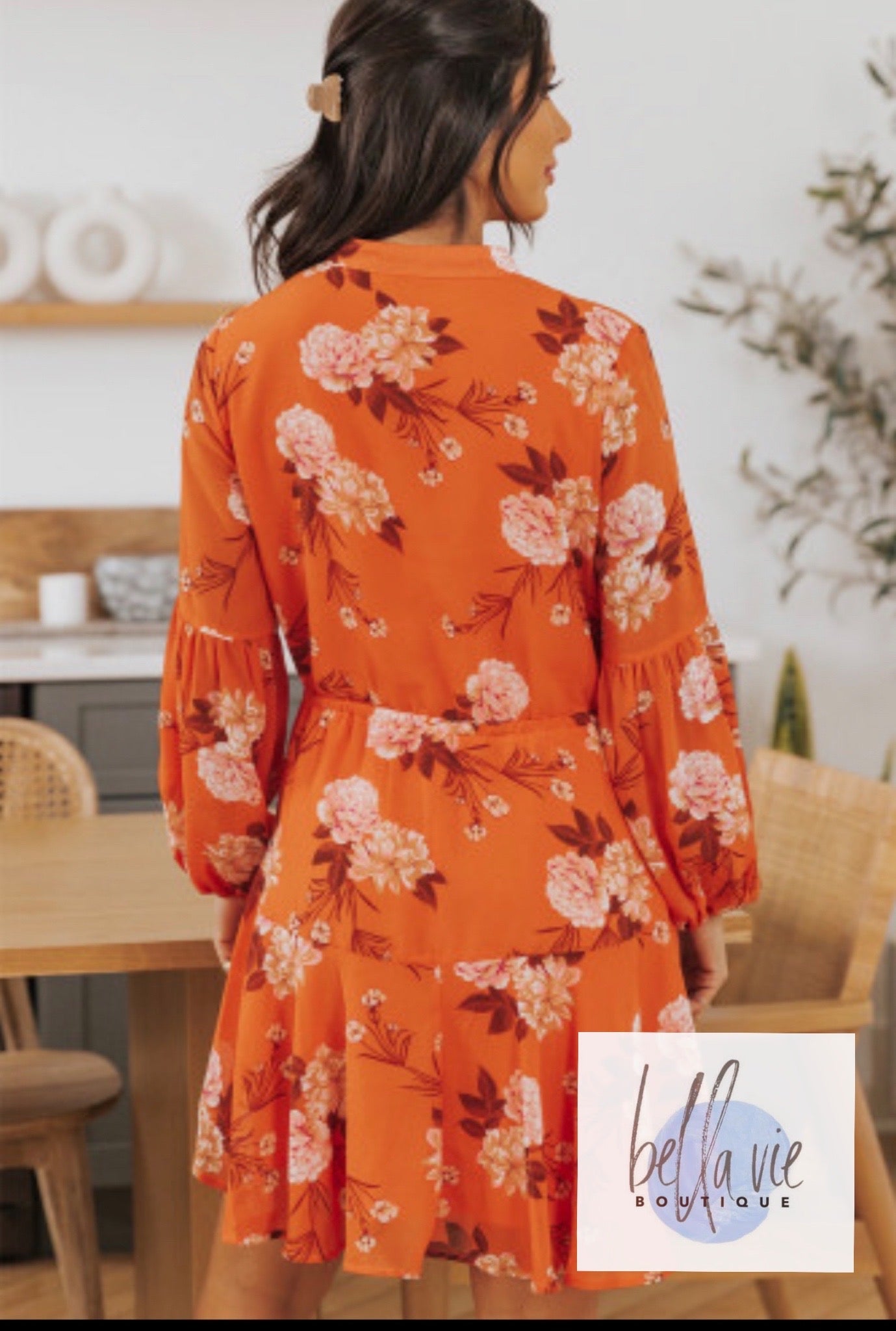 Orange Fall dress