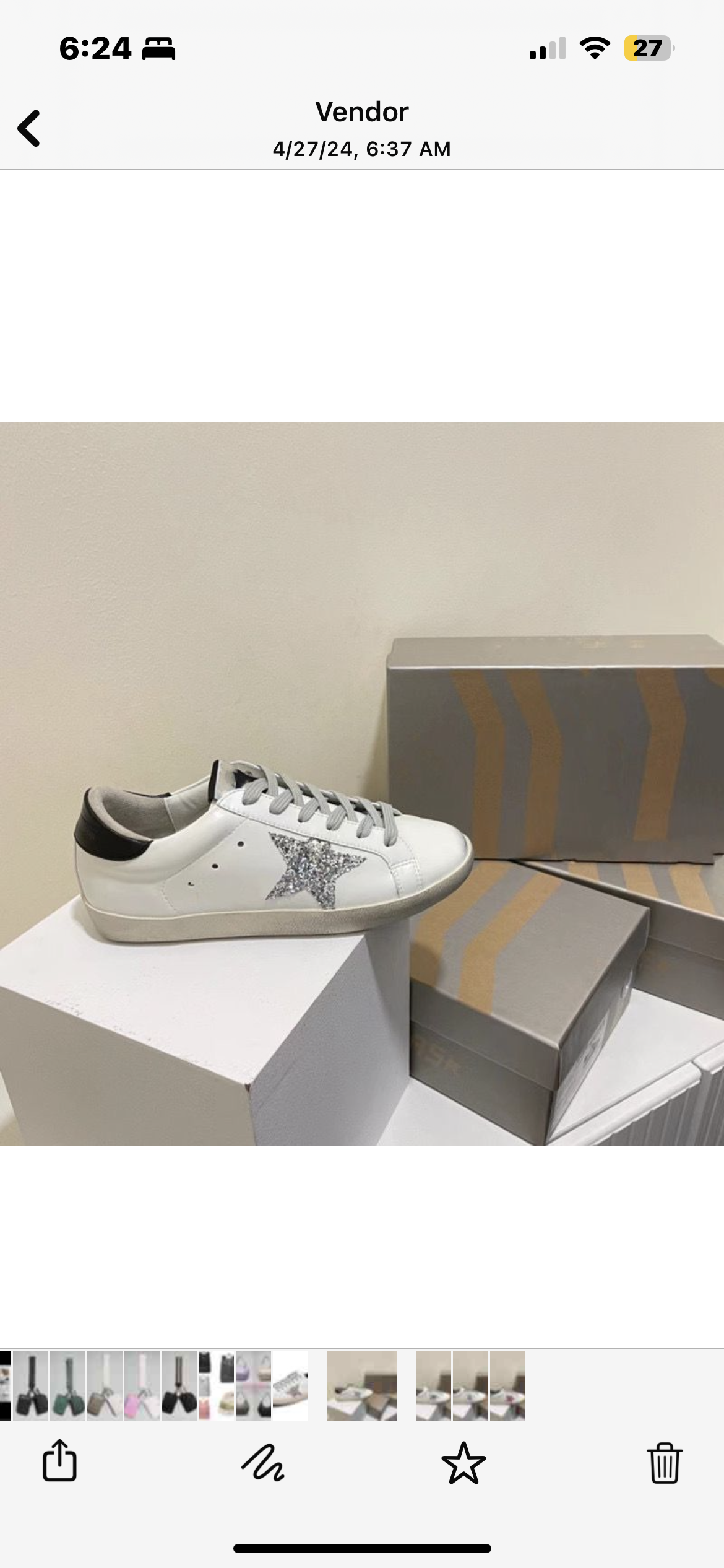 Golden dupes sneakers