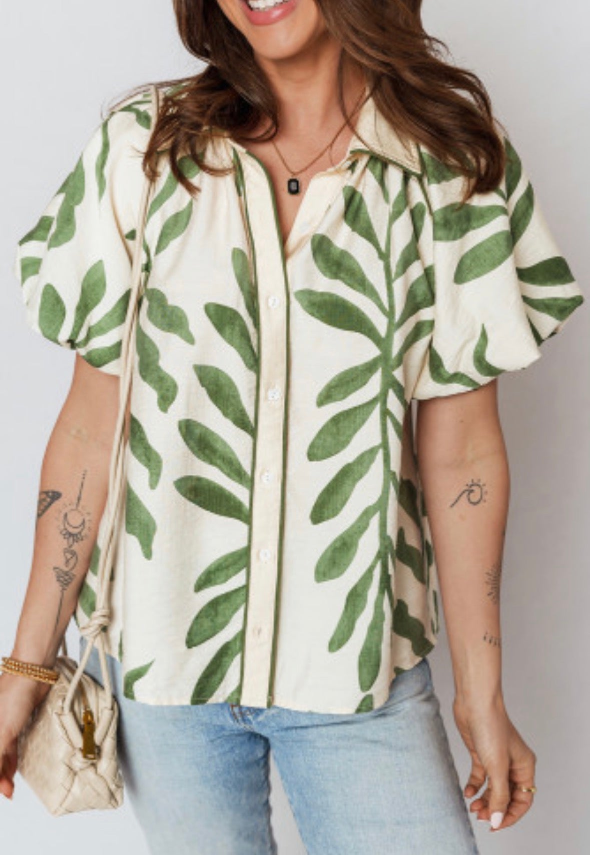 Forest green top