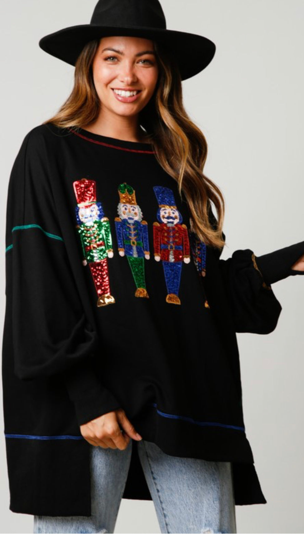 Oversized nutcracker shirt