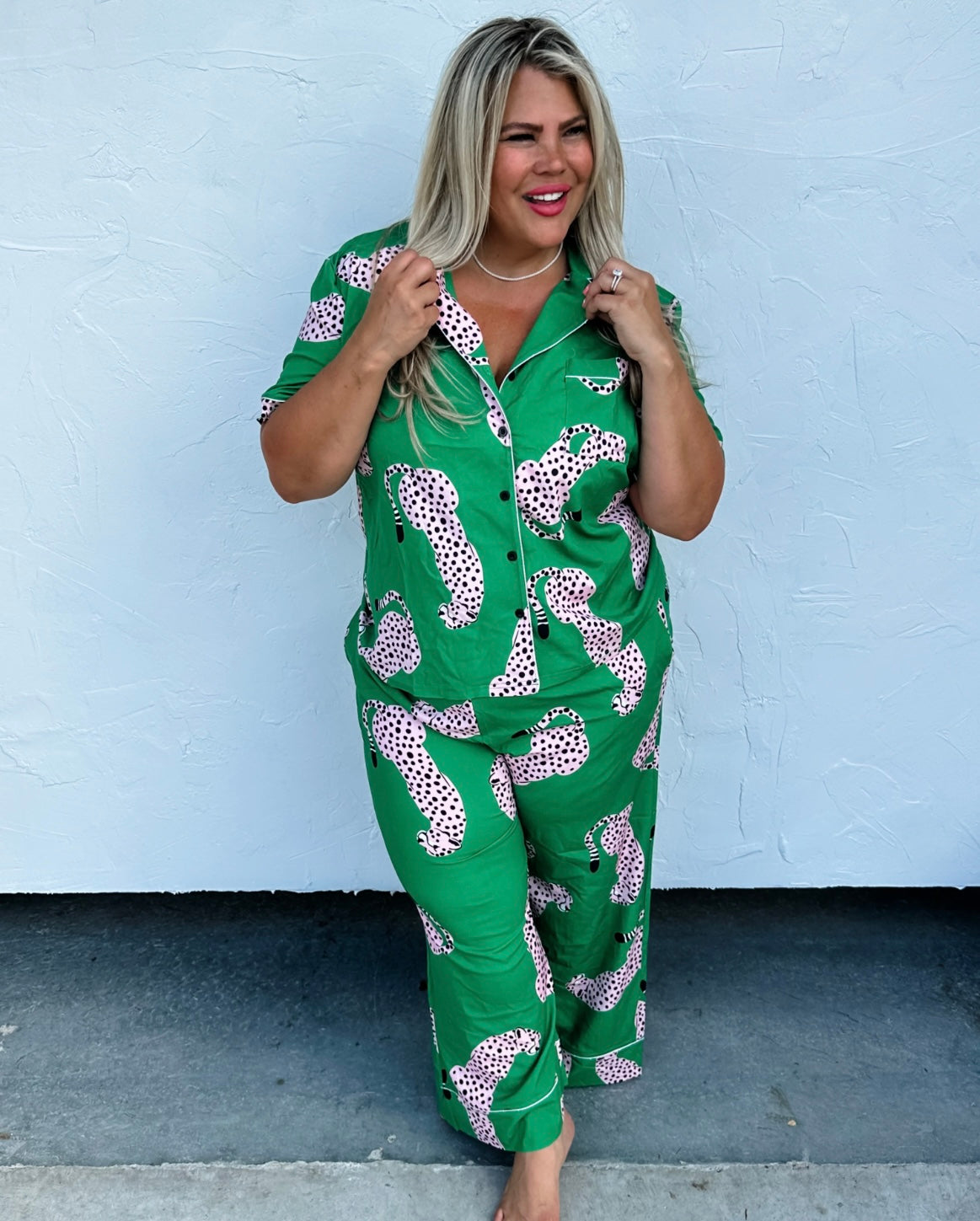 Luxe leopard pjs