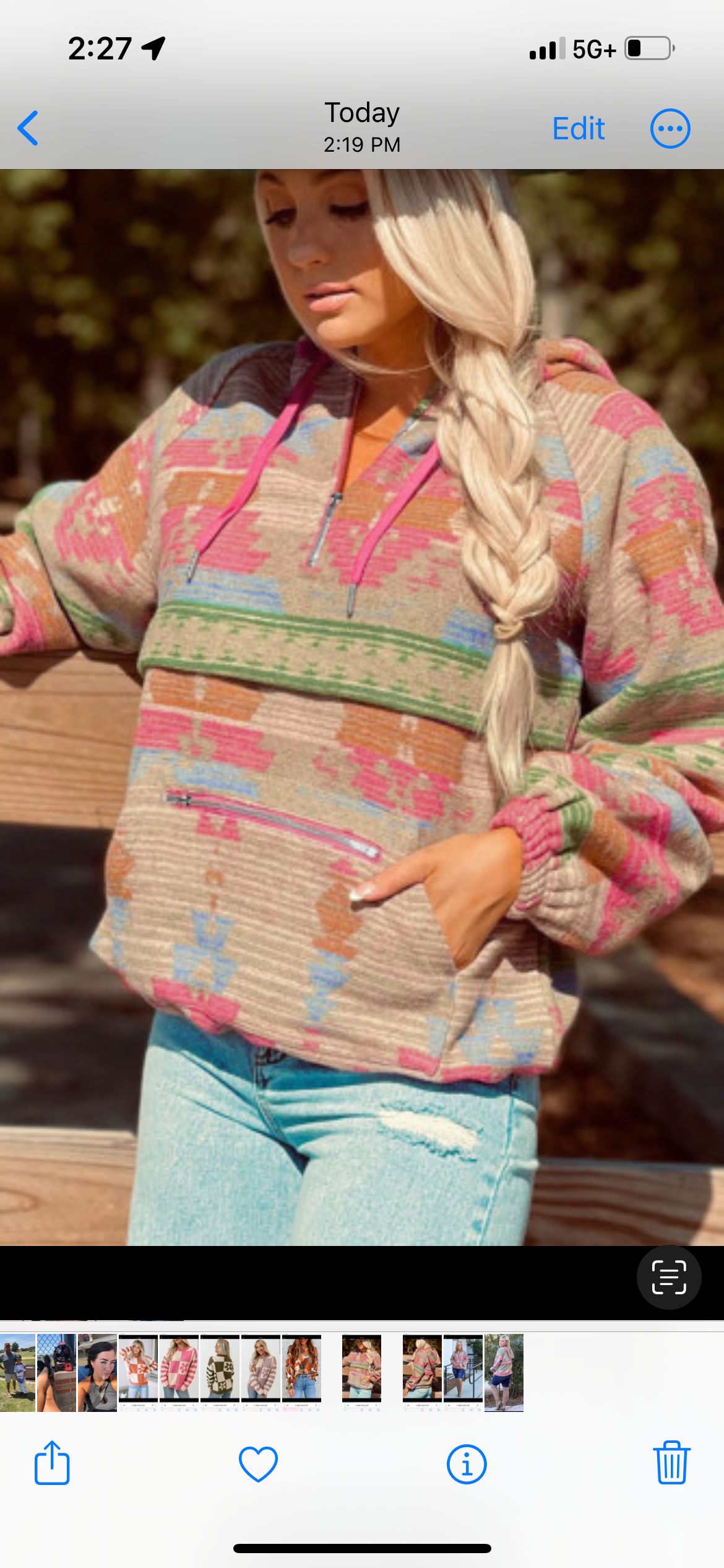 Aztec pullover