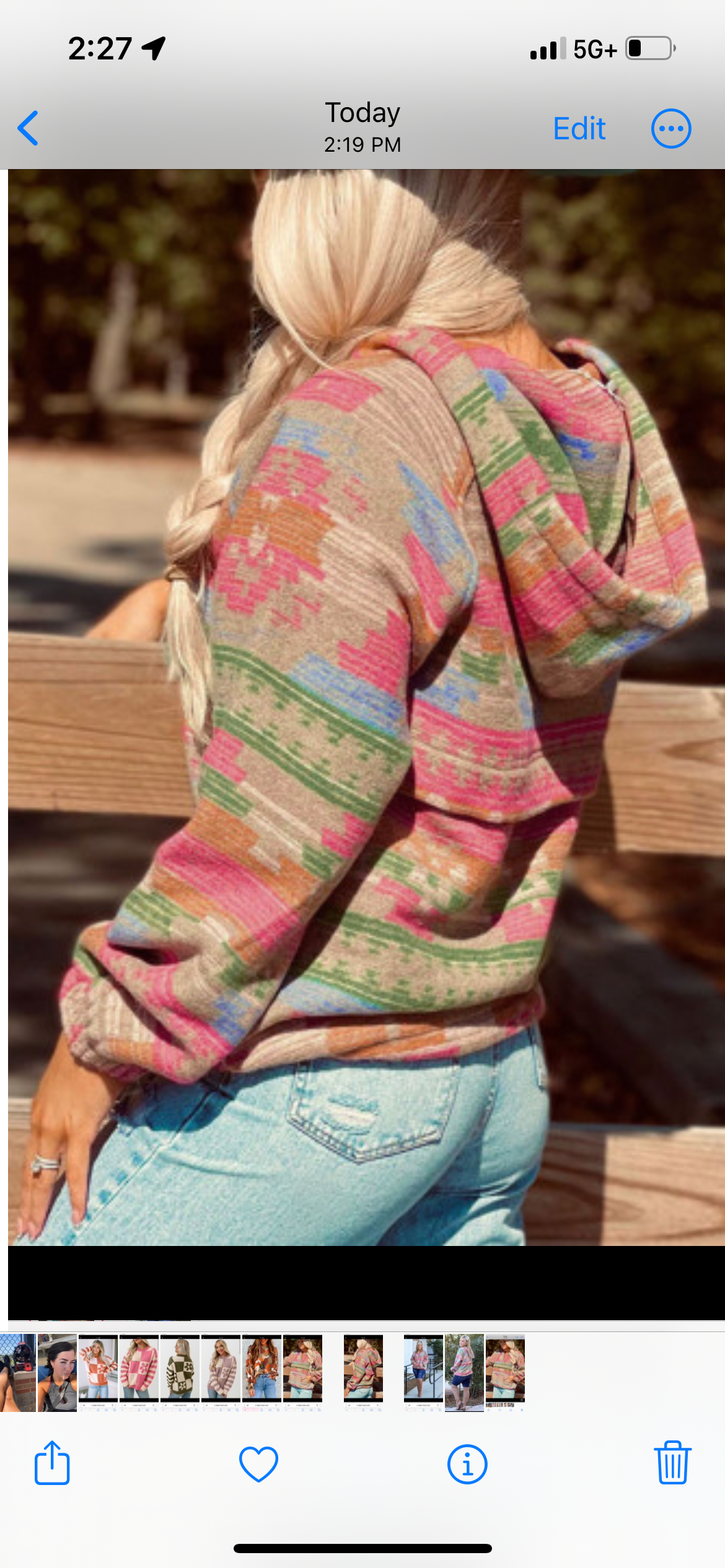 Aztec pullover