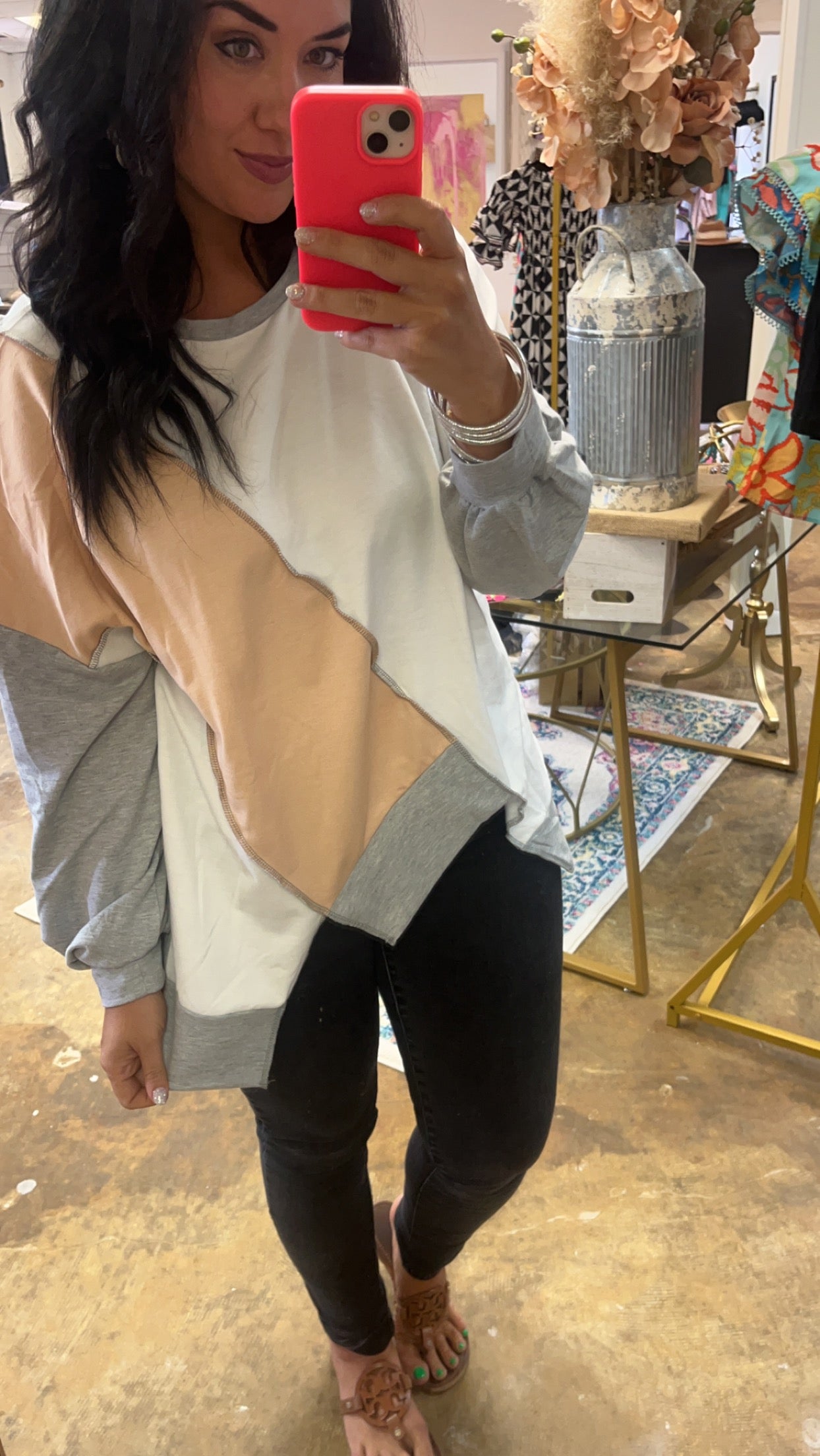 Gray color block