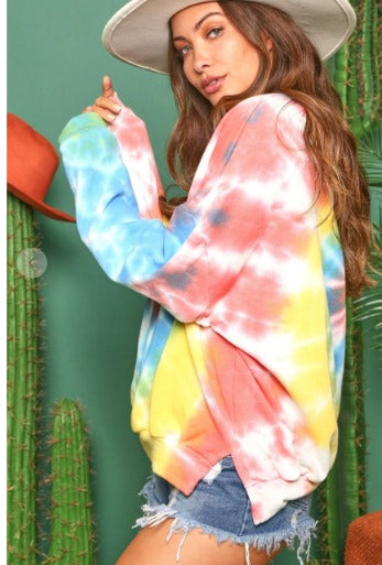 tie dye sweatshirt