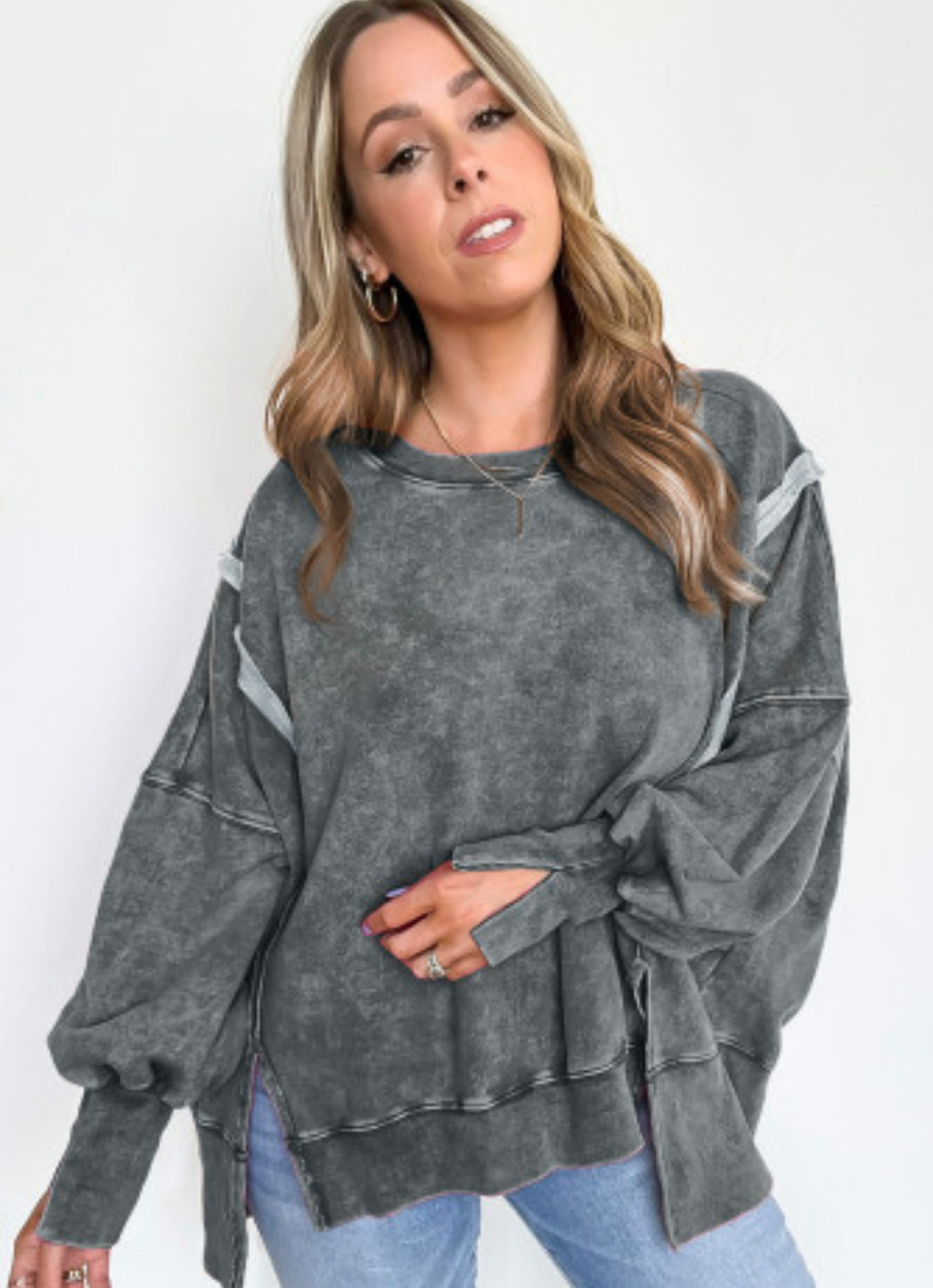 Acid washed gray