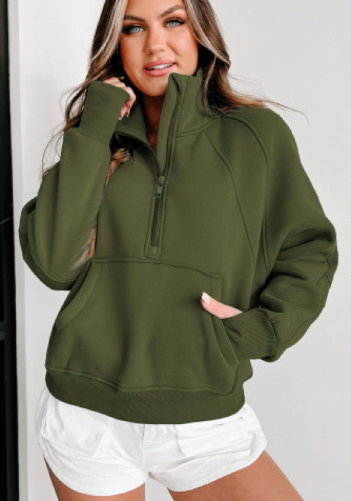 Olive pull over
