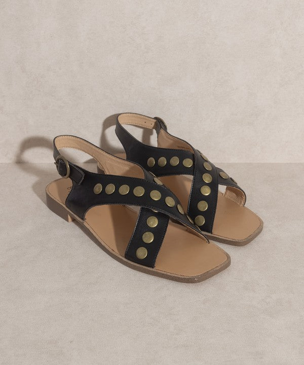 OASIS SOCIETY Kylie Studded Cross Band Sandal