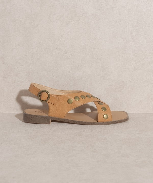 OASIS SOCIETY Kylie Studded Cross Band Sandal