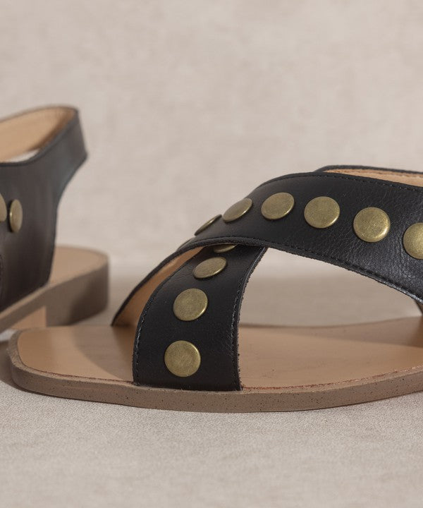 OASIS SOCIETY Kylie Studded Cross Band Sandal