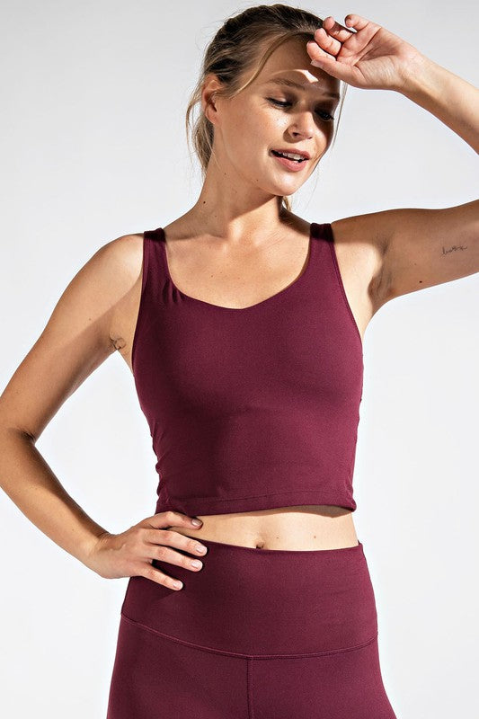 V NECK YOGA TOP