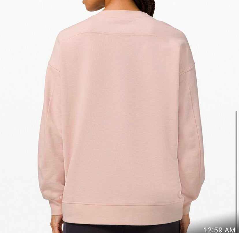 Lu dupe sweatshirt pink