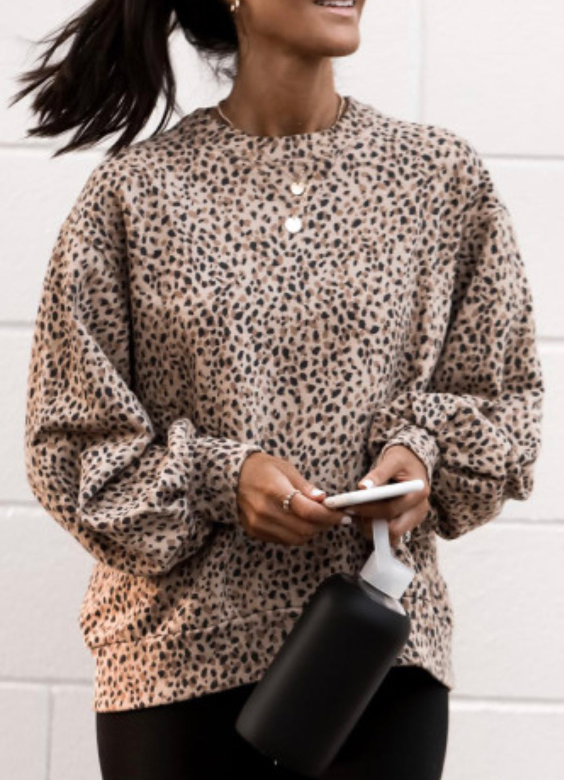 Leopard sweatshirt