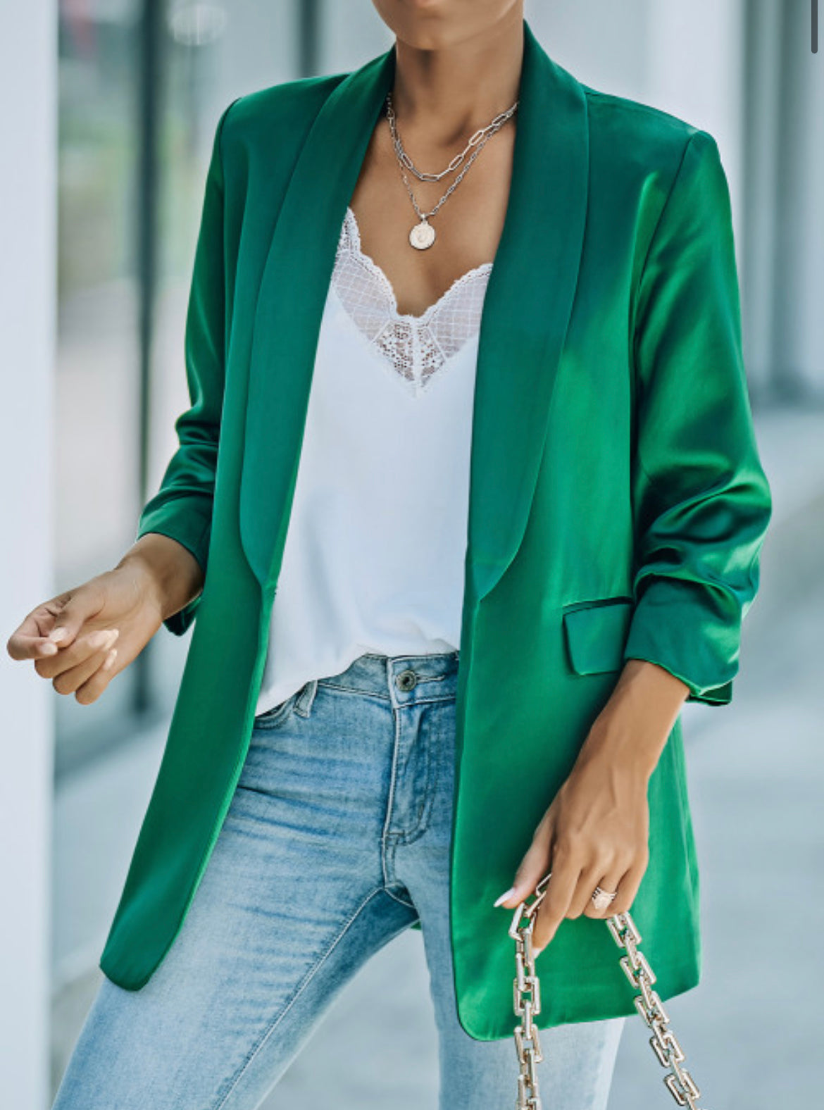 Emerald blazer