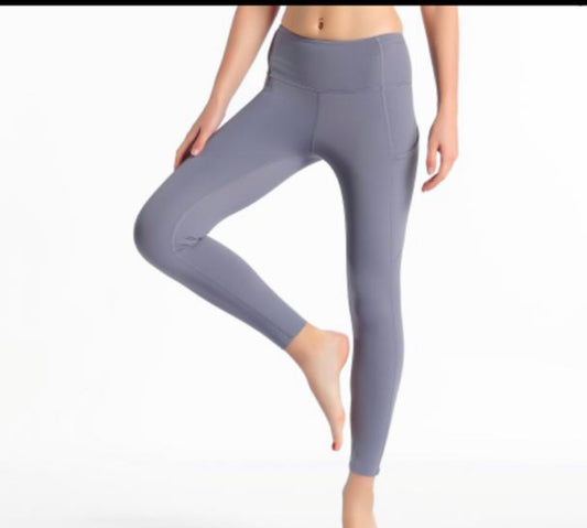 lu dupe gray leggings