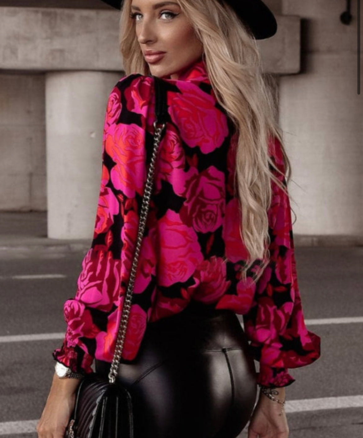 Floral Hot Pink