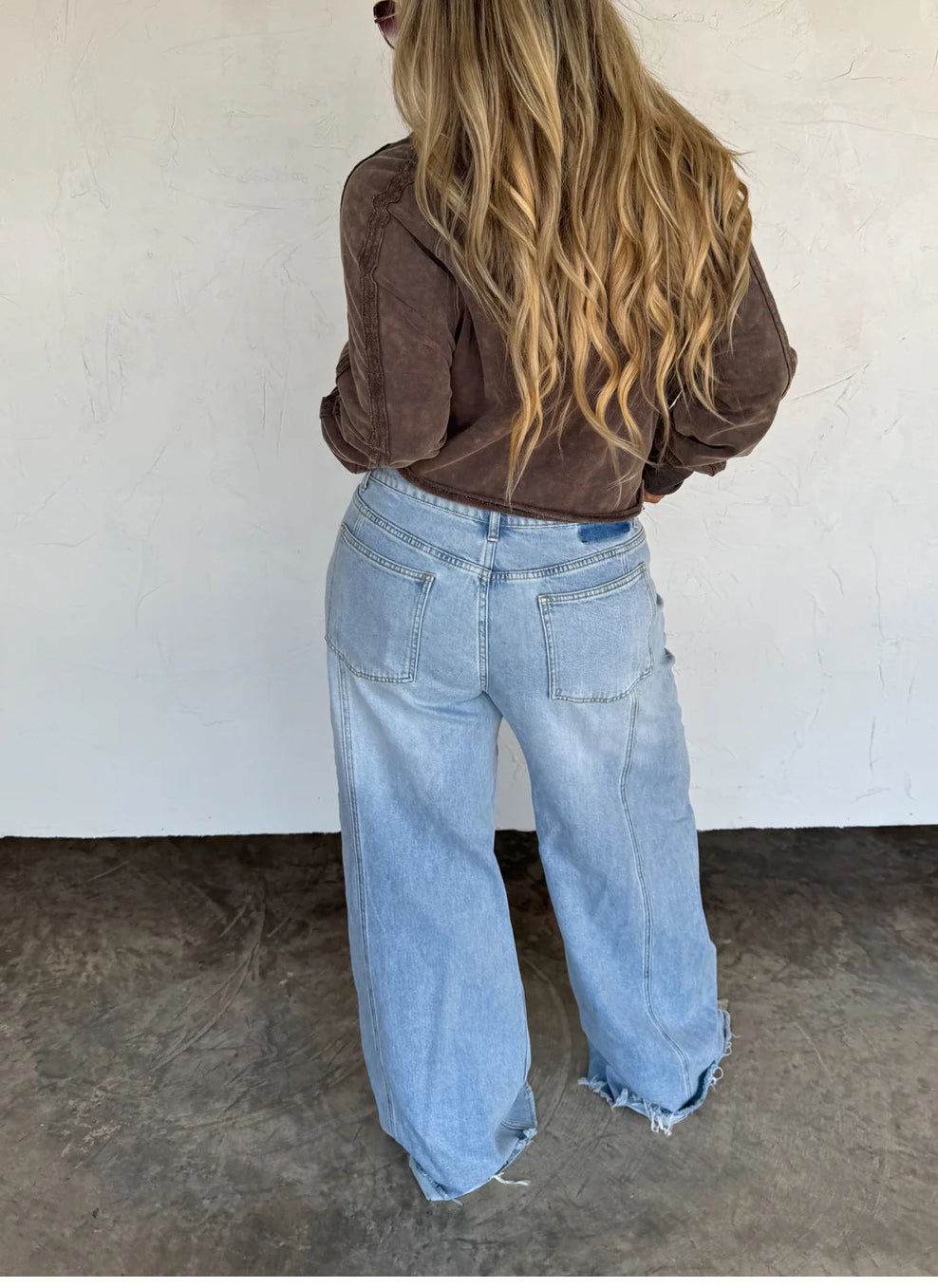 Quincy wide leg jeans preorder
