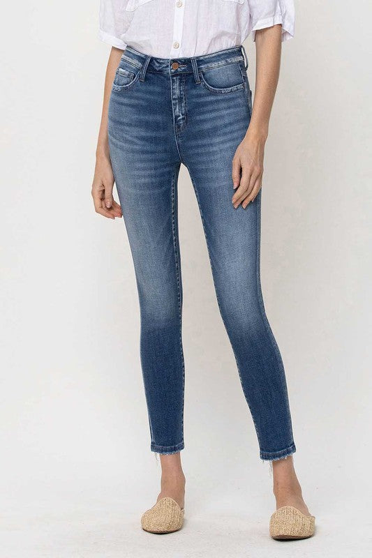 High Rise Crop Skinny jeans