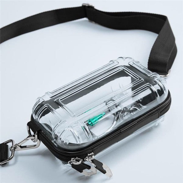 See through Clear Crossbody Bag