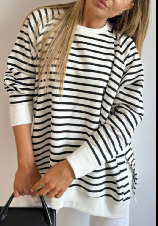 Striped pullover